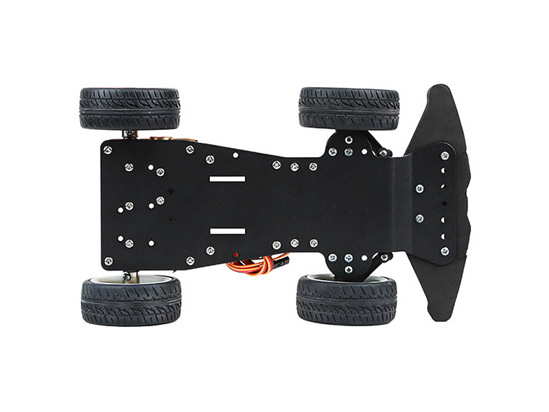 4WD Metal Car Chassis with Steering Servo - Image 3